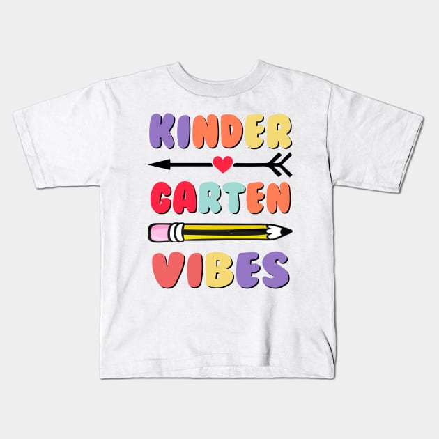 Kindergarten Vibes Back To School Kids T-Shirt by Zakzouk-store